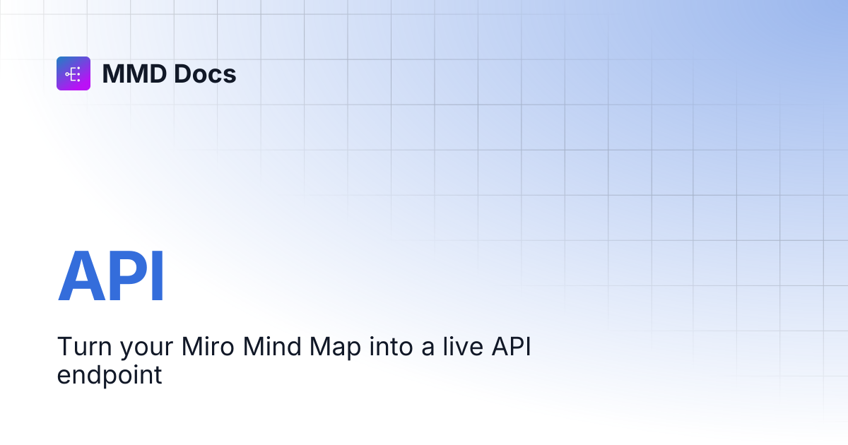 API | MMD Docs